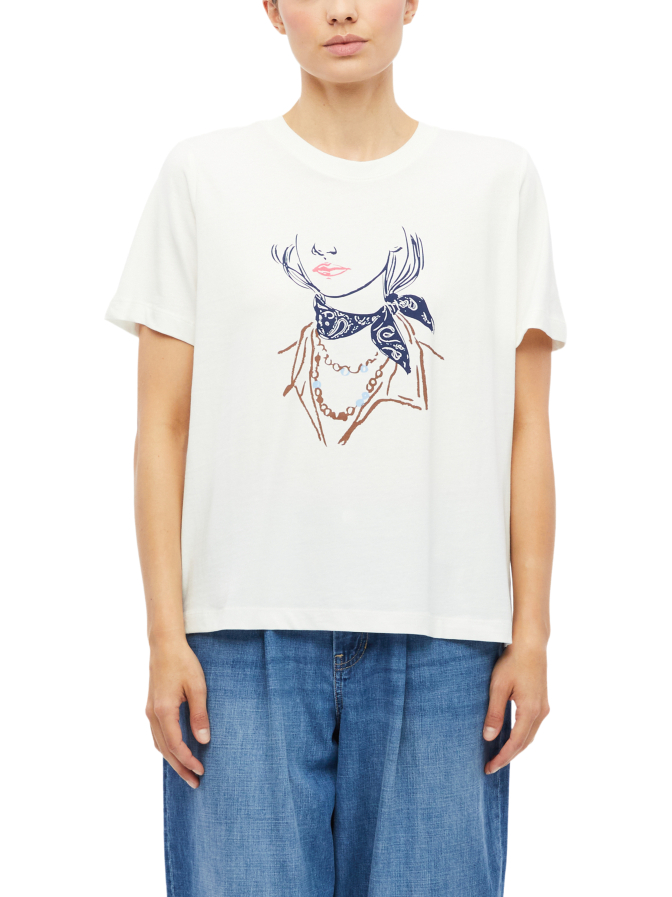 s.Oliver RED LABEL T-Shirt mit Frontprint bei Robert Ley