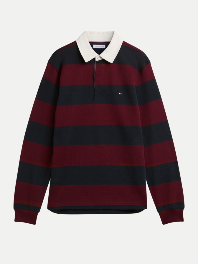 Tommy Hilfiger Rugbyshirt mit Streifenmuster bei Robert Ley