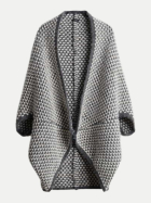 Opus Strickcape Amaryllis 80027-anthracite bei Robert Ley