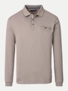 Casamoda Poloshirt mit Melierten Muster 668-668 beige bei Robert Ley