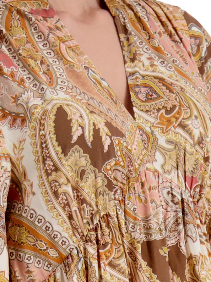 Monari Maxi Kleid mit Paisleymuster bei Robert Ley