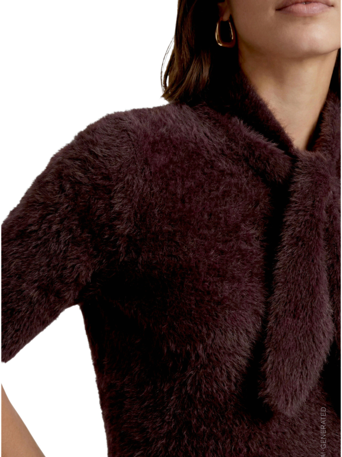 Zero Strickpullover aus Teddystrick bei Robert Ley