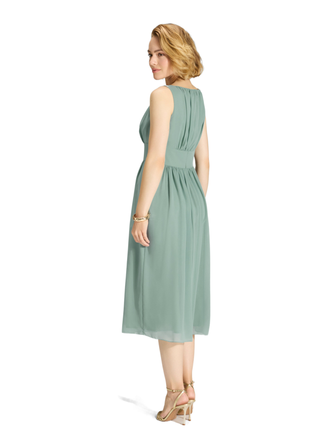 Swing Chiffonkleid mit Taillenpasse bei Robert Ley