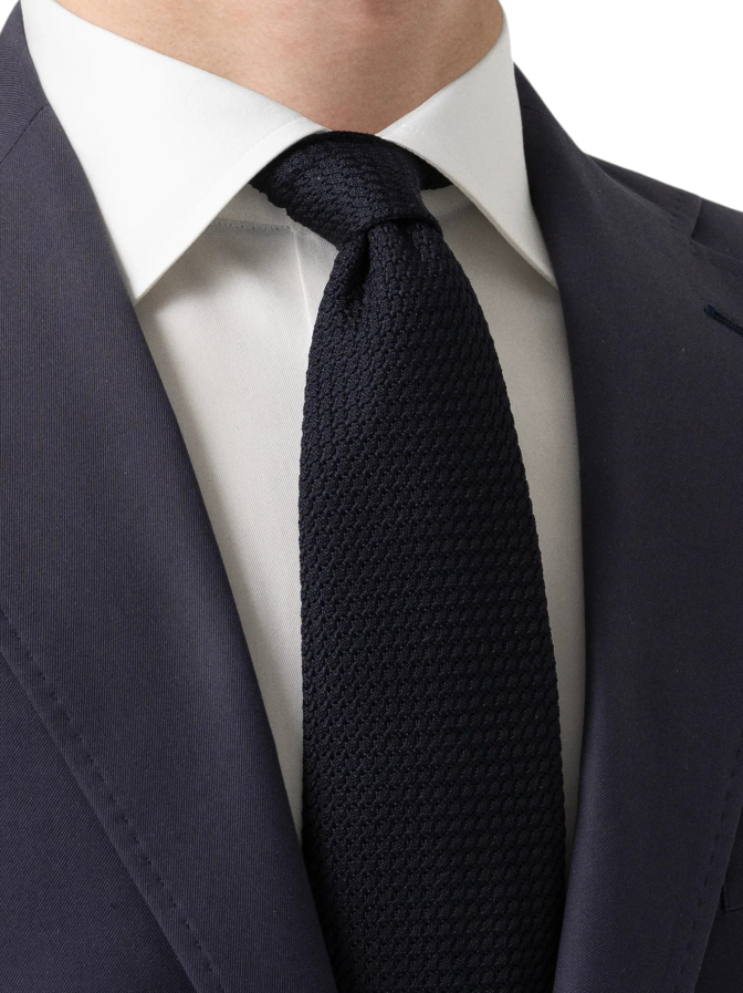Eton Seidenkrawatte in Strickoptik bei Robert Ley