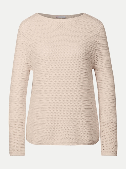 Street One Pullover mit Lochmuster bei Robert Ley