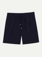 Nowadays Shorts aus Seersucker 670-sky captain bei Robert Ley