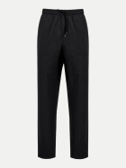 Harris Wharf London Broken Suit Hose aus Seersucker yg03-black bei Robert Ley