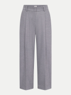 Seductive Wide-Leg Bundfaltenhose Sloanne 956-Dunkelgrau bei Robert Ley