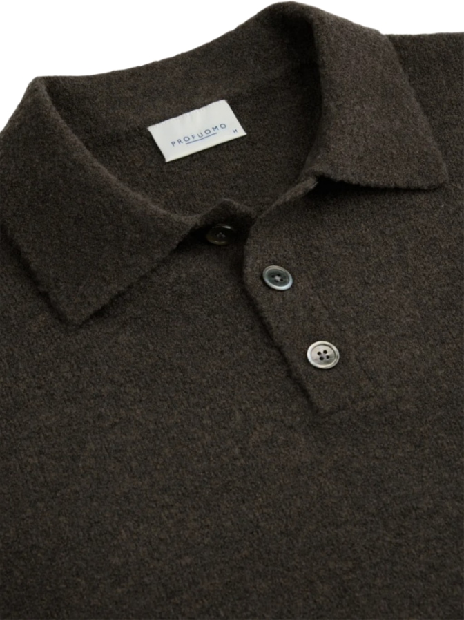 PROFUOMO Strick-Poloshirt Langarm bei Robert Ley