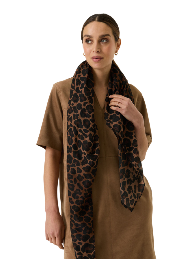 Garcia Quadratisches Tuch mit Animalprint bei Robert Ley