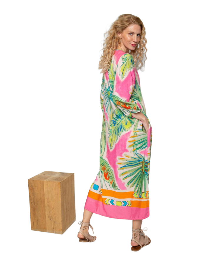 Emily Van Den Bergh Tunikakleid mit Allover-Print bei Robert Ley