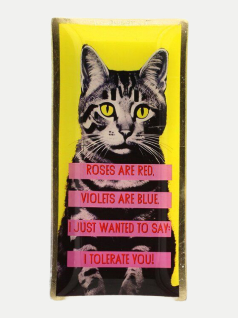 Giftcompany Dekoteller Love Plates L Katze 10x21cm bei Robert Ley