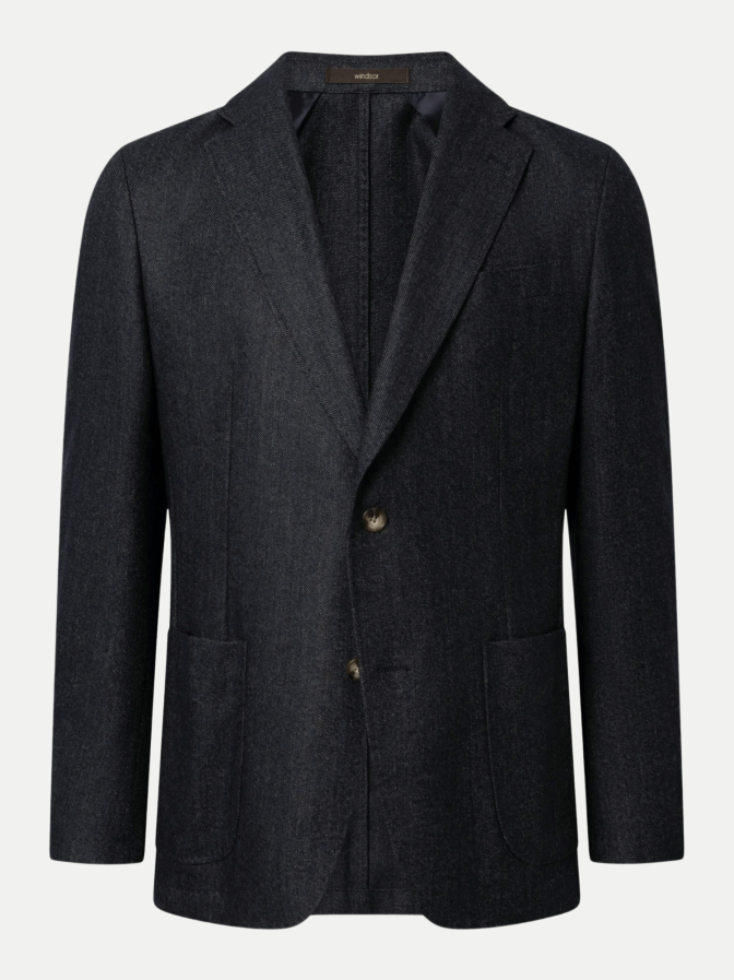 Windsor Men Slim-Fit Flanellsakko aus Woll-Mix bei Robert Ley