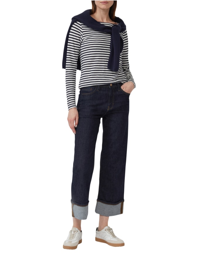 s.Oliver RED LABEL Langarmshirt mit U-Boot-Ausschnitt bei Robert Ley