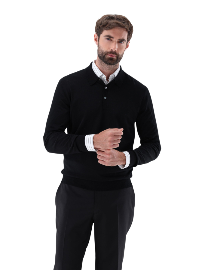 van Laack Langarmpoloshirt vL-Sabri-XX bei Robert Ley