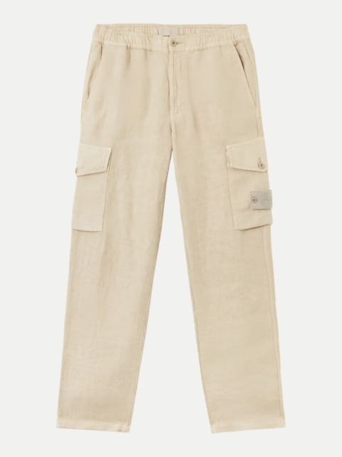 STONE ISLAND Cargohose aus Leinen bei Robert Ley