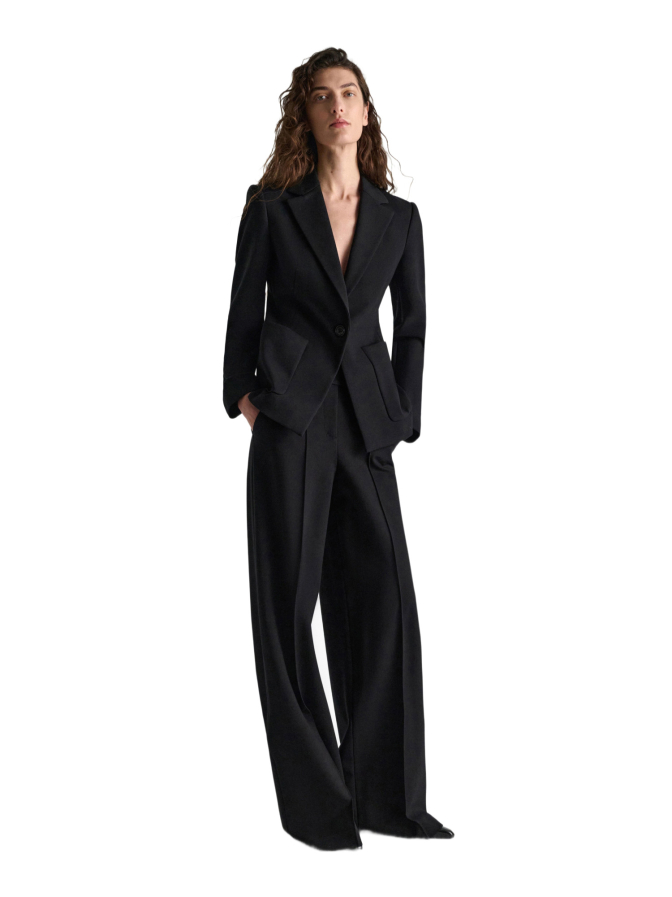 Dorothee Schumacher Hose mit weitem Bein aus Punto Milano bei Robert Ley
