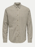 Only & Sons Hemd Gudmund 202231036-Chinchilla/BLUE NIGHTS bei Robert Ley