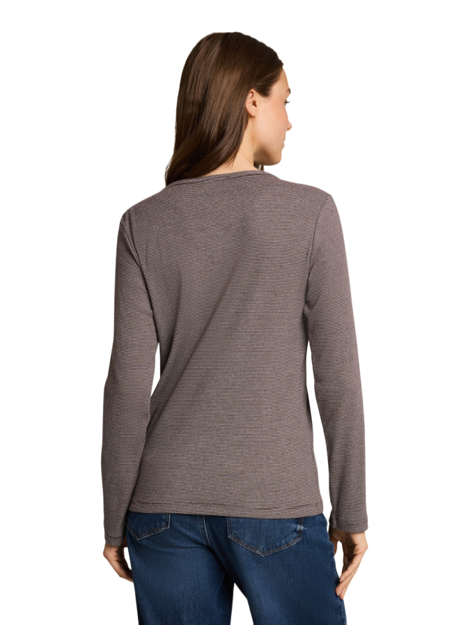 Tom Tailor Casual Langarmshirt mit Henley-Kragen bei Robert Ley