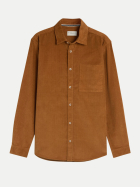 Tom Tailor Casual Cordhemd mit Brusttasche 19054-bright camel brown bei Robert Ley