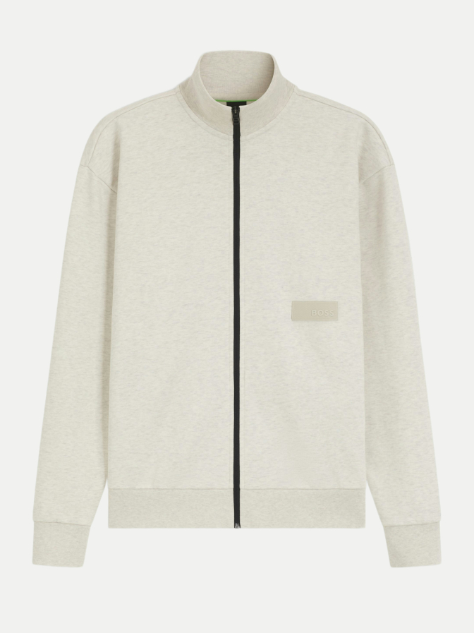 Boss Green Sweatshirtjacke mit Stehkragen bei Robert Ley