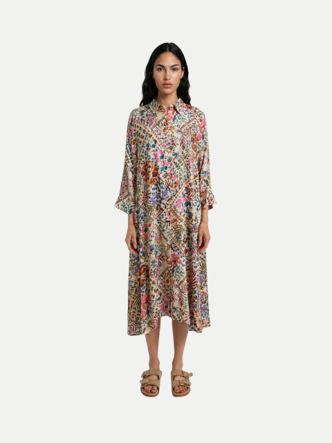 Smith & Soul A-Linien Kleid mit Allover- Print bei Robert Ley