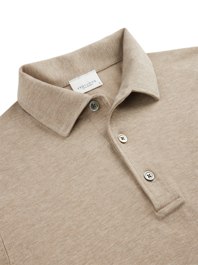 PROFUOMO Poloshirt mit One-Piece-Kragen bei Robert Ley