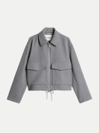 Marc O'Polo DENIM Twill-Jacke 0910-Stone Melange bei Robert Ley