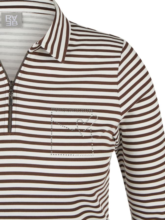 Rabe Moden Langarmshirt mit Reißverschluss bei Robert Ley
