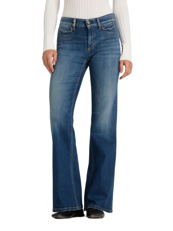 Cambio Flared-Fit  Jeans Fabienne Pocket bei Robert Ley
