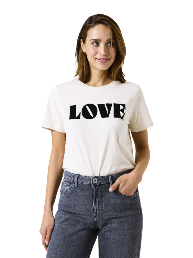 Garcia T-Shirt mit Schriftzug bei Robert Ley