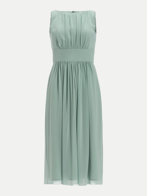 Swing Chiffonkleid mit Taillenpasse bei Robert Ley