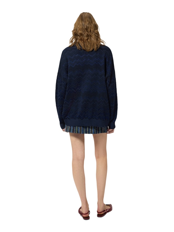 MISSONI Pullover mit V-Ausschnitt und Zig Zag-Muster bei Robert Ley