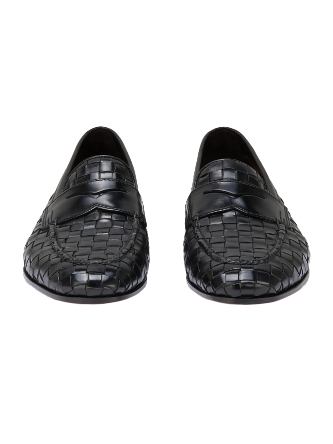 Santoni Loafer in Flecht-Optik bei Robert Ley