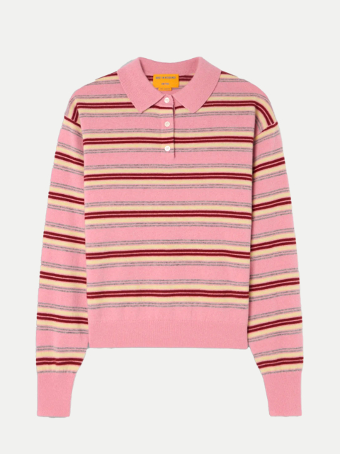 Guest in Residence Polo-Shirt mit Rippenmuster bei Robert Ley