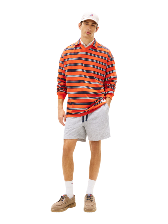 Tommy Jeans Relaxed-Fit Shorts aus Leinen-Mix bei Robert Ley