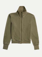 G-STAR RAW Sweatshirtjacke im Overdyed-Look H686-dark khaki gd bei Robert Ley