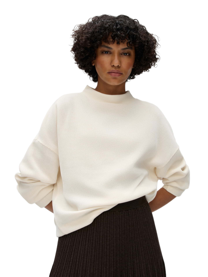Opus Sweatshirt Gemse in samtiger Cord Optik bei Robert Ley