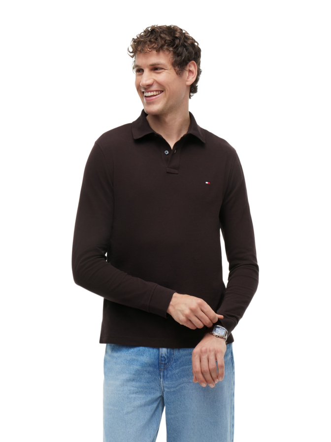 Tommy Hilfiger Langarm-Poloshirt bei Robert Ley