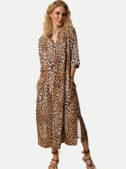 Emily Van Den Bergh Tunika- Kleid mit Leo-Print 790-leo bei Robert Ley