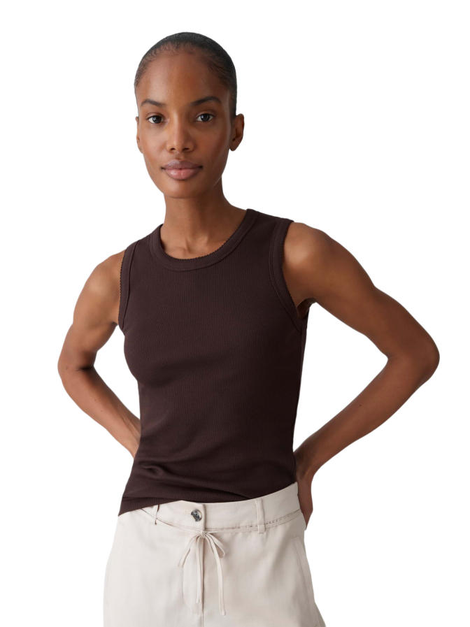 Opus Tanktop Ilesso mit Spitzenborte bei Robert Ley