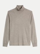 Marc O'Polo Rollkragen-Pullover 2214-Dark Beige Melange_01 bei Robert Ley