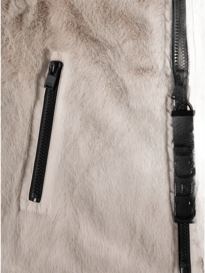 Cecil Fake Fur Jacke mit Softshelldetails bei Robert Ley