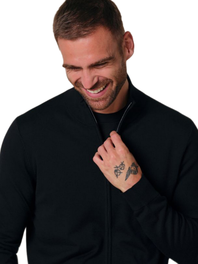 PROFUOMO Full-Zip Strickjacke aus Wolle bei Robert Ley