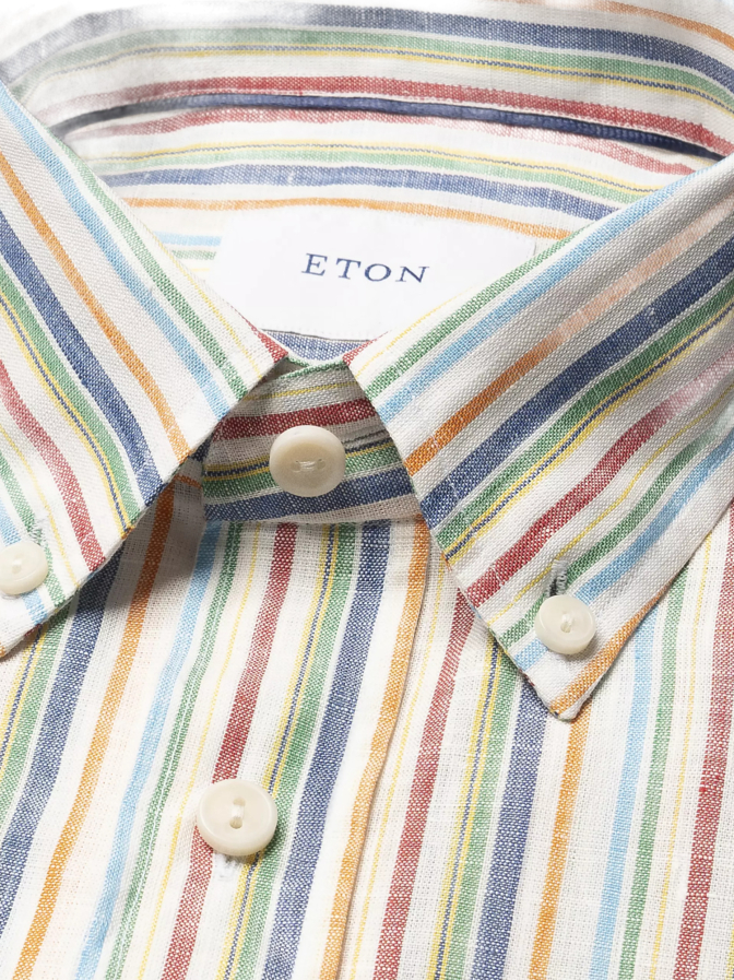 Eton Contemporary-Fit Leinenhemd bei Robert Ley