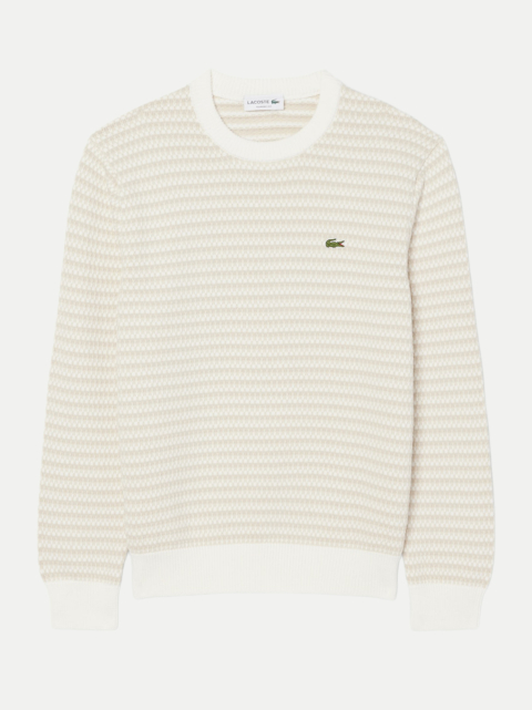 Lacoste Strickpullover aus Baumwolljacquard bei Robert Ley