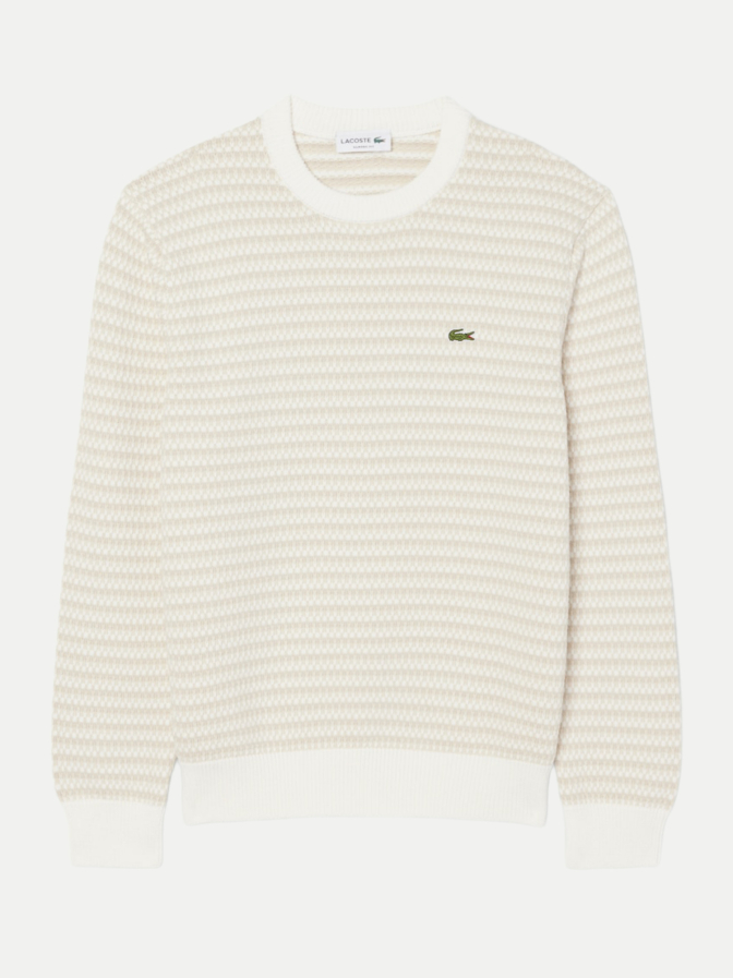 Lacoste Strickpullover aus Baumwolljacquard bei Robert Ley