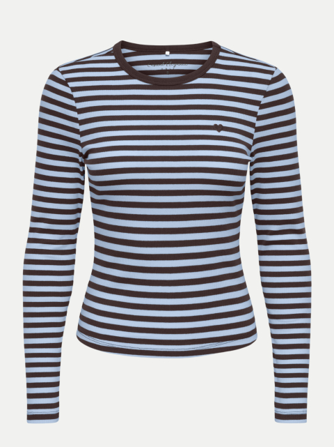 Only Langarmshirt mit Streifenmuster bei Robert Ley
