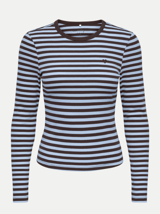 Only Langarmshirt mit Streifenmuster bei Robert Ley