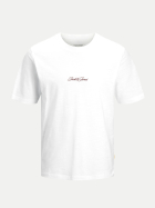 JACK & JONES T-Shirt mit Logoprint 177627-Bright White bei Robert Ley